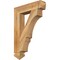Ekena Millwork Balboa Arts & Crafts Rough Sawn Bracket, Western Red Cedar, 4"W x 20"D x 28"H BKT04X20X28BOA03RWR - alternate 1